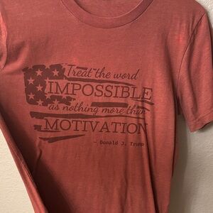 Bella Canvas Red Motivational Tee